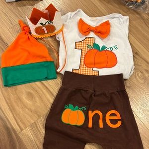 1st Birthday Pumpkin